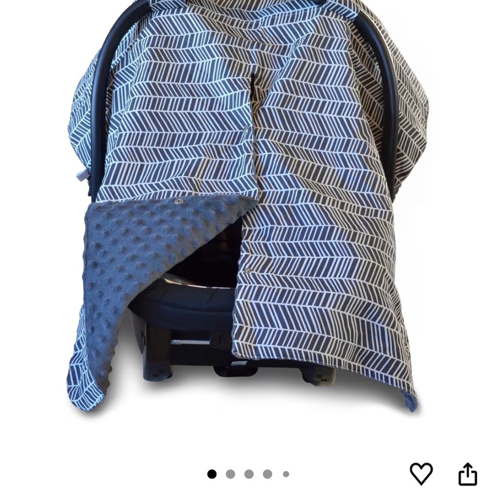 Peekaboo Baby Carseat Canopy and Nursing Cover - $12